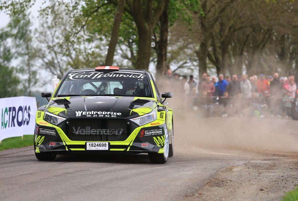 Med opgraderingen af teknikken i Vallentin Rallysports Hyundai i20N er bilens dynamik forbedret og der er kommet endnu mere fart på den i svingene
(Foto: Sascha Dörrenbächer)